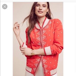 Arabella Embroidered Bomber Jacket